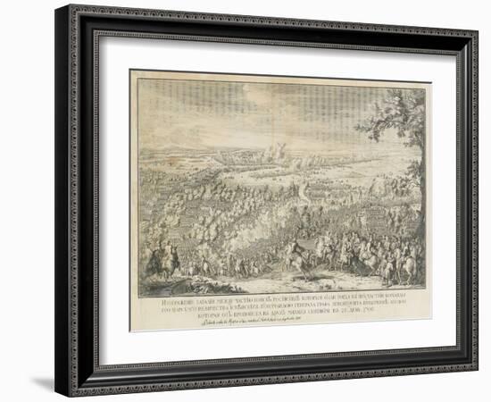 The Battle of Lesnaya-Nicolas de Larmessin-Framed Giclee Print