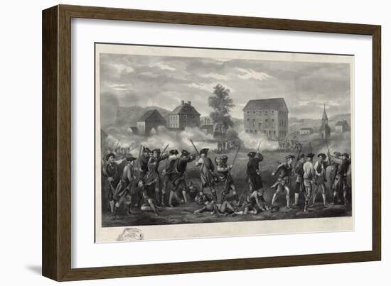 The Battle of Lexington-null-Framed Giclee Print