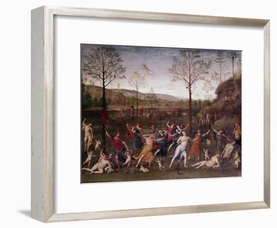 The Battle of Love and Chastity, 1504-1523-Perugino-Framed Giclee Print