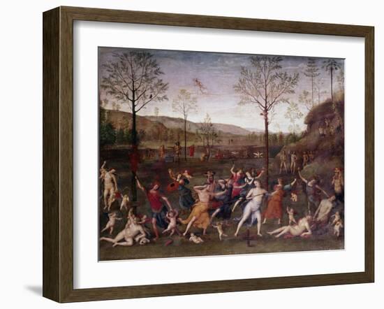 The Battle of Love and Chastity, 1504-1523-Perugino-Framed Giclee Print