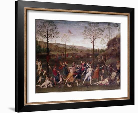 The Battle of Love and Chastity, 1504-1523-Perugino-Framed Giclee Print