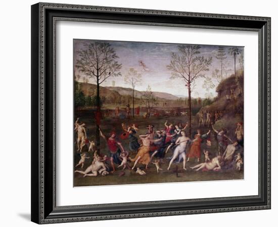 The Battle of Love and Chastity, 1504-1523-Perugino-Framed Giclee Print