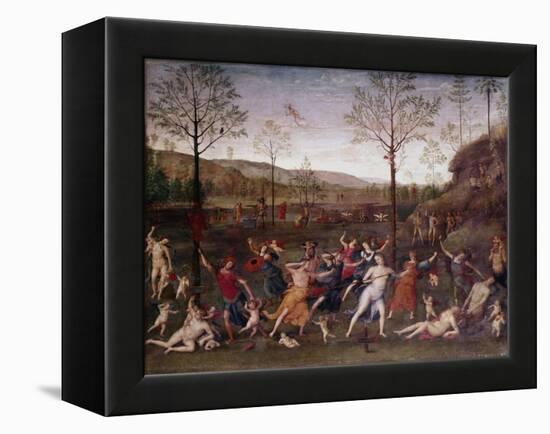 The Battle of Love and Chastity, 1504-1523-Perugino-Framed Premier Image Canvas