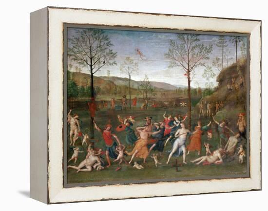 The Battle of Love and Chastity, C1503-1523-Perugino-Framed Premier Image Canvas