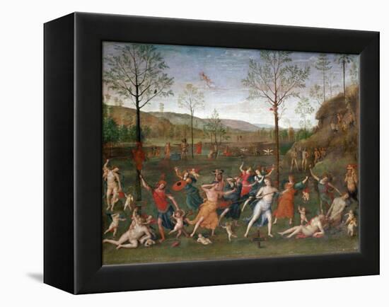 The Battle of Love and Chastity, C1503-1523-Perugino-Framed Premier Image Canvas