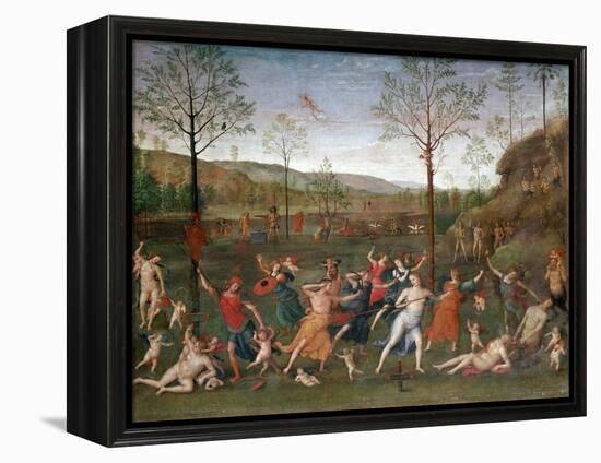 The Battle of Love and Chastity, C1503-1523-Perugino-Framed Premier Image Canvas