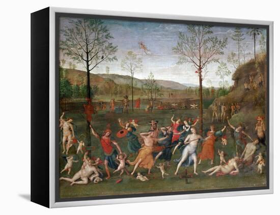 The Battle of Love and Chastity, C1503-1523-Perugino-Framed Premier Image Canvas