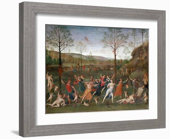 The Battle of Love and Chastity, C1503-1523-Perugino-Framed Giclee Print