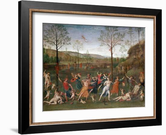 The Battle of Love and Chastity, C1503-1523-Perugino-Framed Giclee Print