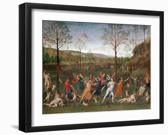 The Battle of Love and Chastity, C1503-1523-Perugino-Framed Giclee Print