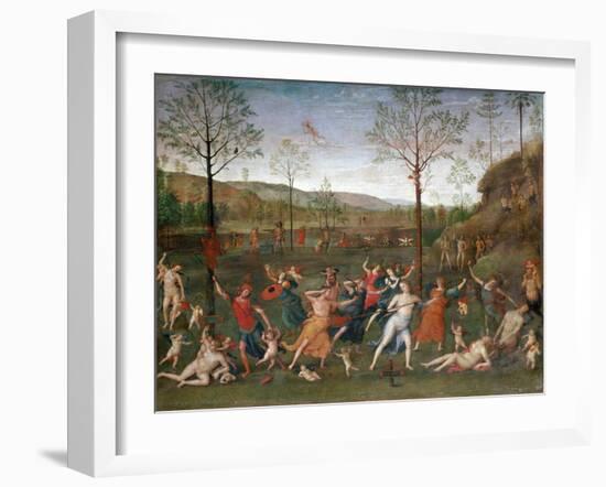 The Battle of Love and Chastity, C1503-1523-Perugino-Framed Giclee Print