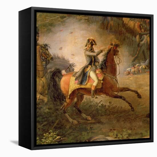 The Battle of Marengo, Detail of Napoleon Bonaparte-Louis Lejeune-Framed Premier Image Canvas