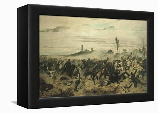 The Battle of Montebello, 1862-Giovanni Fattori-Framed Premier Image Canvas