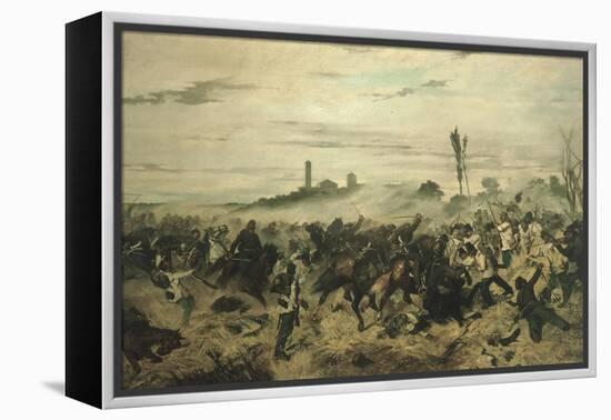 The Battle of Montebello, 1862-Giovanni Fattori-Framed Premier Image Canvas