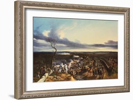 The Battle of Montmirail, 11 February, 1814-Horace Vernet-Framed Giclee Print