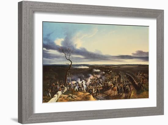 The Battle of Montmirail, 11 February, 1814-Horace Vernet-Framed Giclee Print