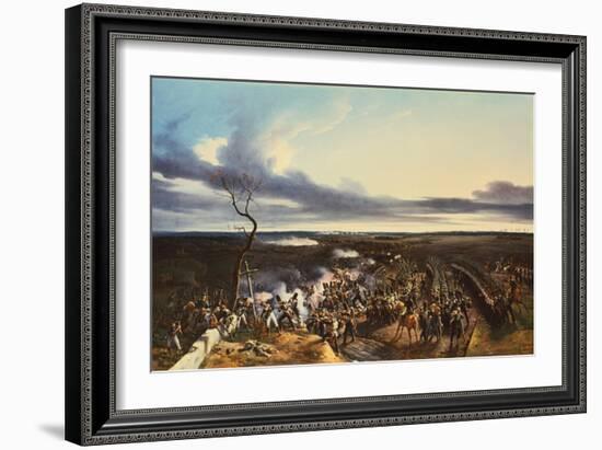 The Battle of Montmirail, 11 February, 1814-Horace Vernet-Framed Giclee Print