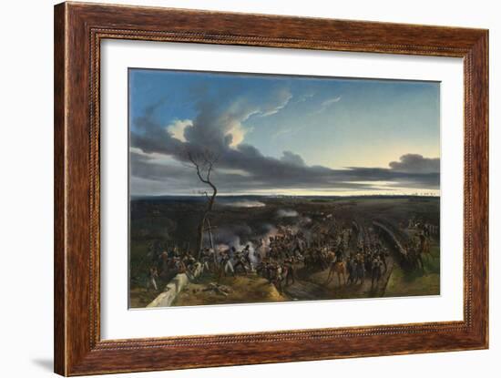 The Battle of Montmirail, 1822 (Oil on Canvas)-Horace Vernet-Framed Giclee Print