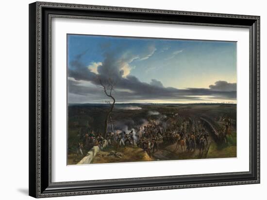 The Battle of Montmirail, 1822 (Oil on Canvas)-Horace Vernet-Framed Giclee Print