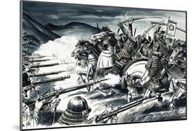 The Battle of Nagashino in 1575-Dan Escott-Mounted Giclee Print