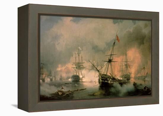 The Battle of Navarino, 20th October 1827, 1846-Ivan Konstantinovich Aivazovsky-Framed Premier Image Canvas