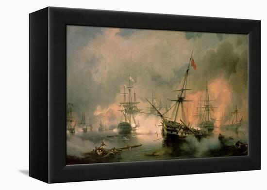 The Battle of Navarino, 20th October 1827, 1846-Ivan Konstantinovich Aivazovsky-Framed Premier Image Canvas