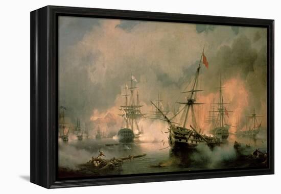 The Battle of Navarino, 20th October 1827, 1846-Ivan Konstantinovich Aivazovsky-Framed Premier Image Canvas