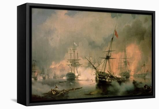 The Battle of Navarino, 20th October 1827, 1846-Ivan Konstantinovich Aivazovsky-Framed Premier Image Canvas