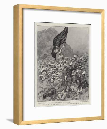 The Battle of Omdurman, the Fight for the Khalifa's Standard-null-Framed Giclee Print