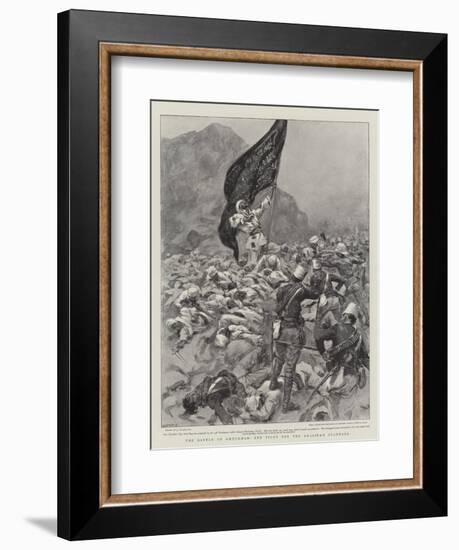 The Battle of Omdurman, the Fight for the Khalifa's Standard-null-Framed Giclee Print