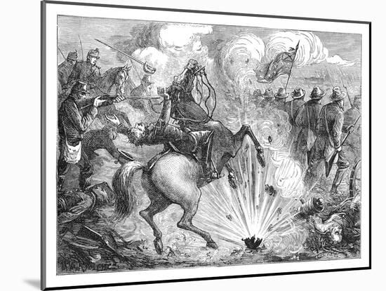 The Battle of Pittsburg Landing, 1862-null-Mounted Giclee Print