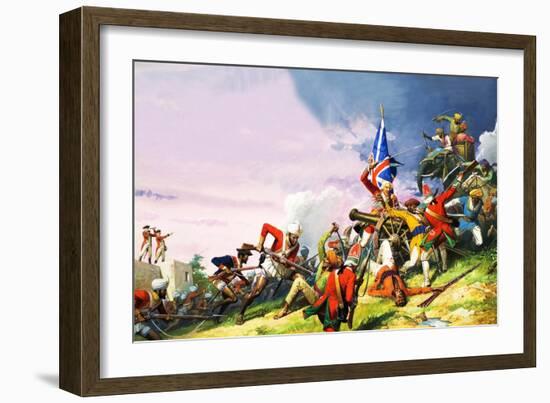 The Battle of Plassey-Severino Baraldi-Framed Giclee Print