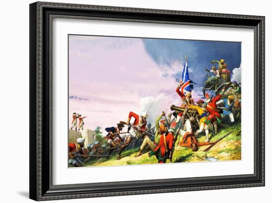 The Battle of Plassey-Severino Baraldi-Framed Giclee Print