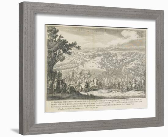 The Battle of Poltava on 27 June 1709-Nicolas de Larmessin-Framed Giclee Print