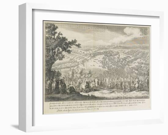 The Battle of Poltava on 27 June 1709-Nicolas de Larmessin-Framed Giclee Print