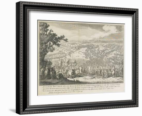 The Battle of Poltava on 27 June 1709-Nicolas de Larmessin-Framed Giclee Print