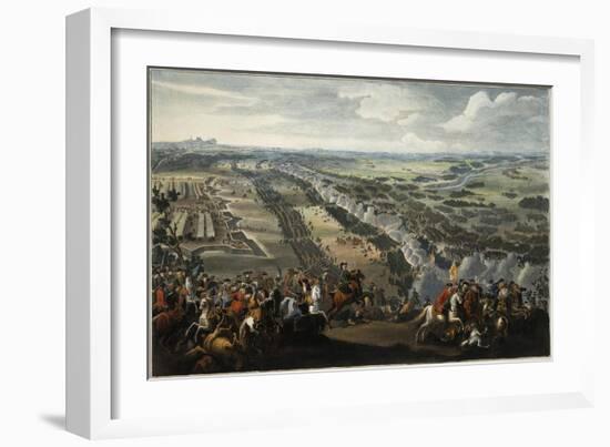 The Battle of Poltava on 27th June 1709, after 1724-Pierre-Denis II Martin-Framed Giclee Print