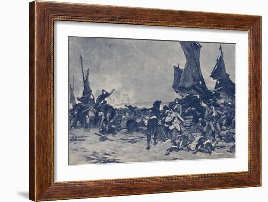 'The Battle of Quiberon', 1795, (1896)-Unknown-Framed Giclee Print
