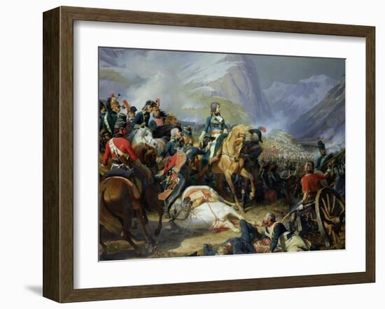 The Battle of Rivoli, 1844-Felix Philippoteaux-Framed Giclee Print