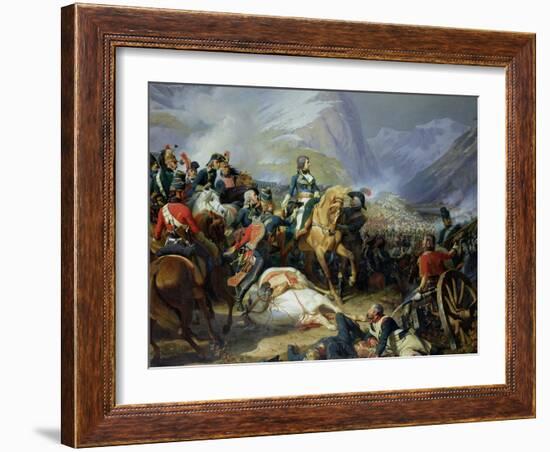 The Battle of Rivoli, 1844-Felix Philippoteaux-Framed Giclee Print