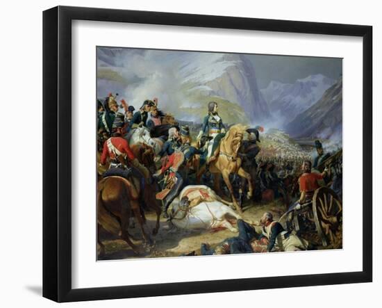 The Battle of Rivoli, 1844-Felix Philippoteaux-Framed Giclee Print