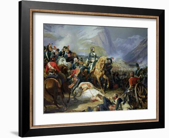 The Battle of Rivoli, 1844-Felix Philippoteaux-Framed Giclee Print