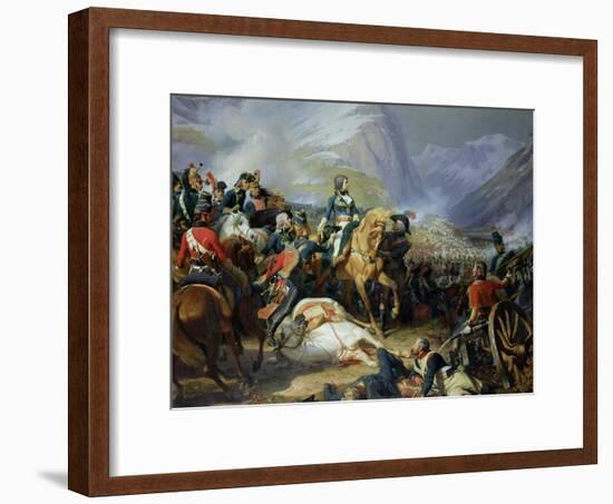 The Battle of Rivoli, 1844-Felix Philippoteaux-Framed Giclee Print