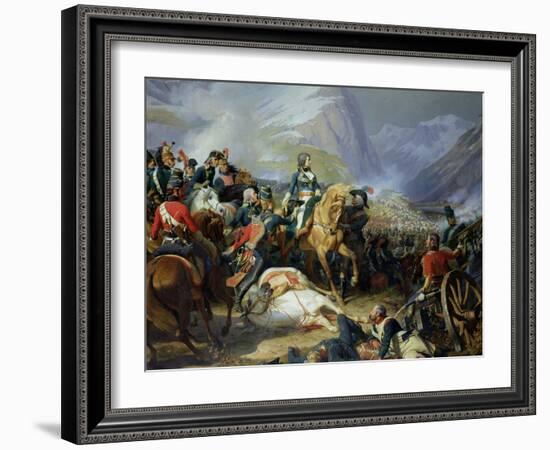 The Battle of Rivoli, 1844-Felix Philippoteaux-Framed Giclee Print