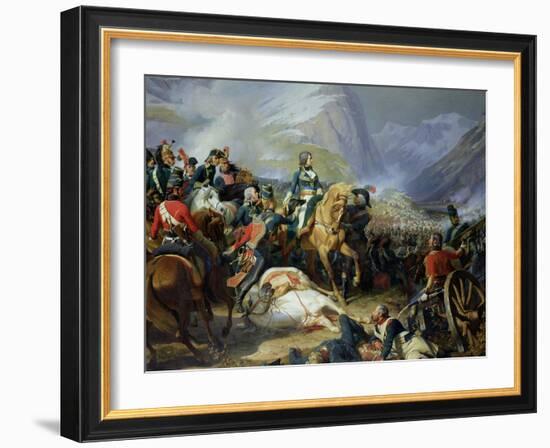 The Battle of Rivoli, 1844-Felix Philippoteaux-Framed Giclee Print