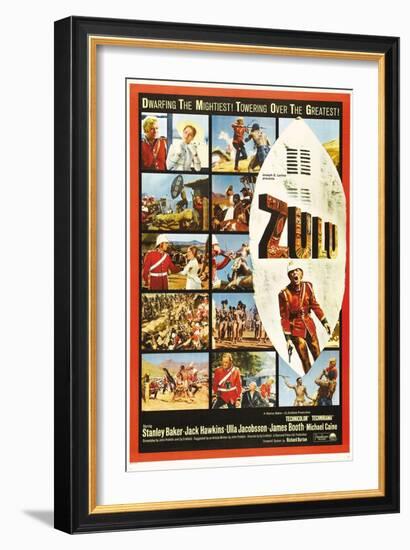 The Battle of Rorke's Drift, 1964, "Zulu" Directed by Cy Endfield-null-Framed Giclee Print