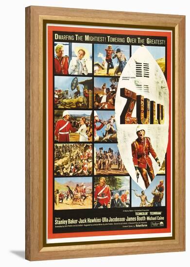 The Battle of Rorke's Drift, 1964, "Zulu" Directed by Cy Endfield-null-Framed Premier Image Canvas