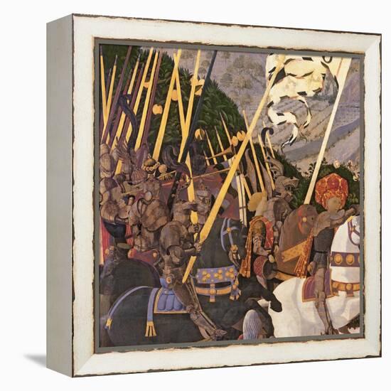 The Battle of San Romano, circa 1450-60 (Detail)-Paolo Uccello-Framed Premier Image Canvas