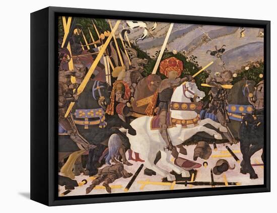 The Battle of San Romano, circa 1450-60-Paolo Uccello-Framed Premier Image Canvas