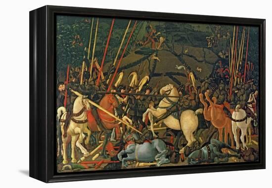 The Battle of San Romano in 1432, c.1456-Paolo Uccello-Framed Premier Image Canvas